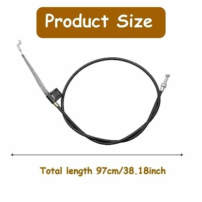 1 Pcs Replacement Metal Recliner Cable,Sofa Recliner Cable Metal Recliner Replacement Recliner Chair,Universal Recliner Cable Pull Handle Replacement Parts for Chair Reclining Sofa Armchair Recliner - Image 3