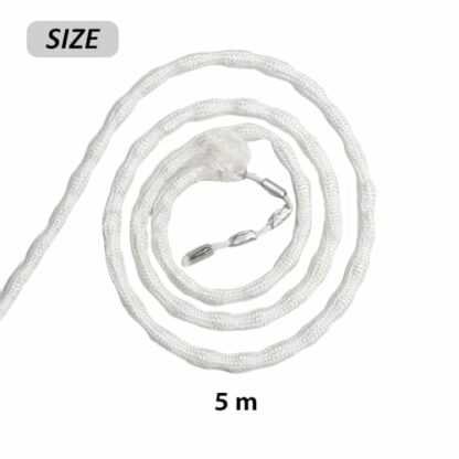 1 Piece 5 Meter Curtain Heavy Lead Weight Tape, Curtain Lead Tape, Curtain Lead Wire, Mosquito Net Gauze Curtain Weight Wire, Suitable for Outdoor and Heavy Duty Curtains - Image 3