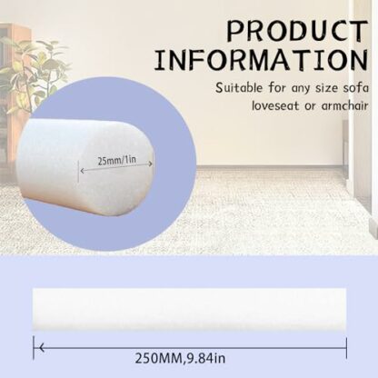 10Pcs Foam Stick for Stretch Sofa Slipcover,25cm Foam Strips Non-Slip Foam Grips for Flexible Slipcovers, Tuck Grips Sofa Gap Filler Foam - Image 3