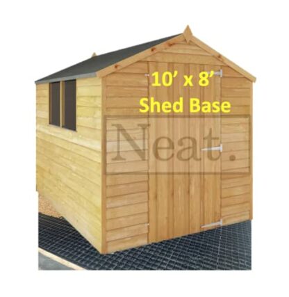10x8 (10ft x 8ft) Shed Base Plastic Grid: Garden Shed with Durable Plastic Shed Base, Ideal for Bike Sheds Storage Outdoor, Gravel Grid, & Driveway Grids – Garden Storage Solution (Shed not Included) 3 10x8 (10ft x 8ft) Shed Base Plastic Grid: Garden Shed with Durable Plastic Shed Base, Ideal for Bike Sheds Storage Outdoor, Gravel Grid, & Driveway Grids – Garden Storage Solution (Shed not Included) - Image 3