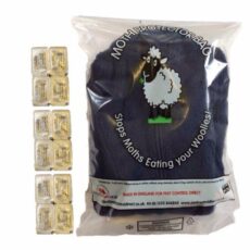 12 x Moth Proof Sweater Storage Bags UK made (w/Acana Moth Killer Sachets) …