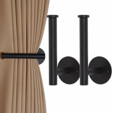 2 Pack Curtain Holdbacks No Drill Curtain Tiebacks Adhesive Curtain Holdbacks Curtain Pull Backs Curtain Hooks No Drill Curtain Holders Curtain Tie Backs for Curtains