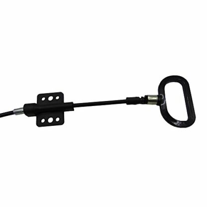 2 Pieces Recliner Release Cable Replacement D-Ring Pull Handle, Exposed Length 4.75" with S Tip - Image 3