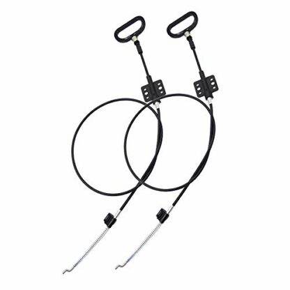 2 Pieces Recliner Release Cable Replacement D-Ring Pull Handle, Exposed Length 4.75" with S Tip - Image 2