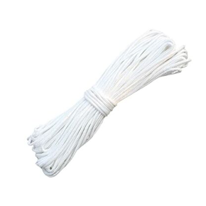 20M Roman Blind Cord,2mm White Braided Blind String Cord Picture Cord Lift Shade Cord Picture Hanging Cord Nylon Braided Cord for Crafts Blinds Austrian Festoon Cording Vertical Blind Replacement 2 20M Roman Blind Cord,2mm White Braided Blind String Cord Picture Cord Lift Shade Cord Picture Hanging Cord Nylon Braided Cord for Crafts Blinds Austrian Festoon Cording Vertical Blind Replacement - Image 2