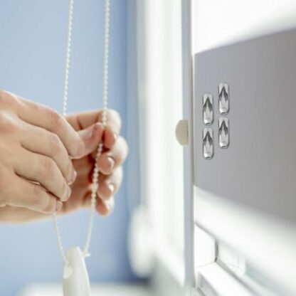 30Pcs 4.5mm Replacement Roller Blind Chain Connectors,Replacement Stainless Steel Vertical Roman Roller Connector Clips,Beaded Pull Chain Extension Matching Connectors Blind Cord Connector for Blinds - Image 4