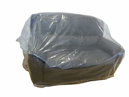 3/4 Seater HEAVY DUTY SOFA COVER | Large Strong 600gauge Cover | Reusable Dust Protector | Furniture Protection | Waterproof Polythene Storage Bag Moving or Removal - Image 3