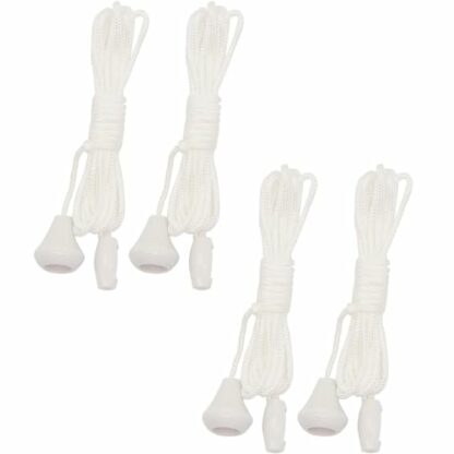 4Pcs Nylon Pull Cord Light Switch Bathroom Light Pull Cord,Replacement Cord Pull for Ceiling Switch,Bathroom Ceiling Light Pull Cords for Ceiling Switches, Bathroom Light, Switch Replacement Wire-1.5m 2 4Pcs Nylon Pull Cord Light Switch Bathroom Light Pull Cord,Replacement Cord Pull for Ceiling Switch,Bathroom Ceiling Light Pull Cords for Ceiling Switches, Bathroom Light, Switch Replacement Wire-1.5m - Image 2