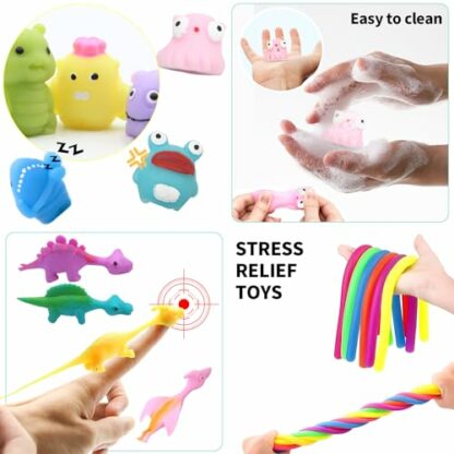 50Pcs Fidget Toys Pack, Fidget Sensory Toys Set, Toy Gift for Boys Girls, Stress Anxiety Relief Squishy Fidget Toy for ADHD Autism Autistic,Party Bag Fillers, Birthday Gift for Kids Teen Adult 4 50Pcs Fidget Toys Pack, Fidget Sensory Toys Set, Toy Gift for Boys Girls, Stress Anxiety Relief Squishy Fidget Toy for ADHD Autism Autistic,Party Bag Fillers, Birthday Gift for Kids Teen Adult - Image 4