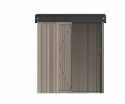 5x3 Foot Metal Garden Storage Shed, Galvanized Metal Garden Shed, Maintenance-Free Metal Shed, Tool Storage Shed, Strong Reinforced Roof 3 5x3 Foot Metal Garden Storage Shed, Galvanized Metal Garden Shed, Maintenance-Free Metal Shed, Tool Storage Shed, Strong Reinforced Roof - Image 3