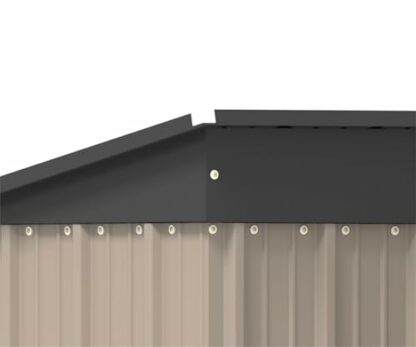 5x3 Foot Metal Garden Storage Shed, Galvanized Metal Garden Shed, Maintenance-Free Metal Shed, Tool Storage Shed, Strong Reinforced Roof 4 5x3 Foot Metal Garden Storage Shed, Galvanized Metal Garden Shed, Maintenance-Free Metal Shed, Tool Storage Shed, Strong Reinforced Roof - Image 4