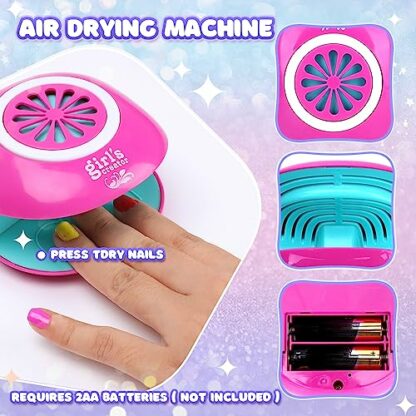 7-8-9-10-11-12-Year-Old Girls Gifts: Kids Nail Polish Set for Girls Toys Ages 8-12 Birthday Presents Gift Nails Salon Craft Kits for Girls Ages 7-12 Spa丨Makeup Kit for Girls 10-12 Nail Art Studio 4 7-8-9-10-11-12-Year-Old Girls Gifts: Kids Nail Polish Set for Girls Toys Ages 8-12 Birthday Presents Gift Nails Salon Craft Kits for Girls Ages 7-12 Spa丨Makeup Kit for Girls 10-12 Nail Art Studio - Image 4