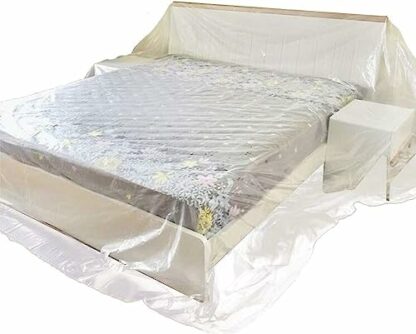 ALNKDH Heavy Duty PEVA Waterproof & Dustproof Sofa Storage Covers Mouldproof Bed Sofa Couch Furniture Protector Cover Shelter For Moving protection And Long Term Storage (XL:118" x 158" (300x400CM)) - Image 2