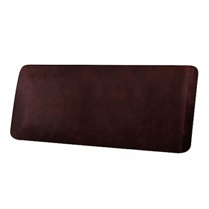 ANARACHON Leather Look Couch Cushion Covers Sofa Seat Slipcovers Sets Couches Furniture Protector for Sectional Armchair Loveseat Pets Kids Stretch Spandex Fabric - Image 2