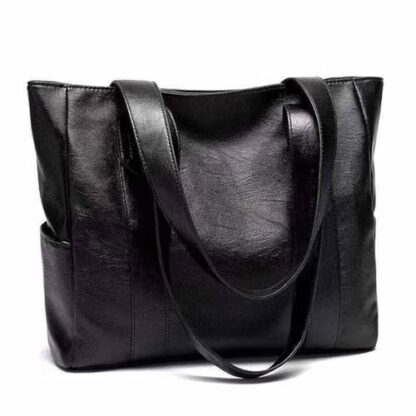 AYNKH Ladies Tote Bag PU Leather Handbag, Large Capacity Top Handle Soft Wide Shoulder Straps Fashion for Work School Travel Shopping 2 AYNKH Ladies Tote Bag PU Leather Handbag, Large Capacity Top Handle Soft Wide Shoulder Straps Fashion for Work School Travel Shopping - Image 2