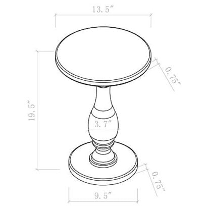 Acrylic end Tables - Image 4