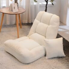 GIZNXBA 5-Position Indoor Adjustable Floor Chair For Reading, Folding Floor Gaming Chair With Back Support, Comfy Padded Teens Adults Sofa Chair For Living Room, Bedroom