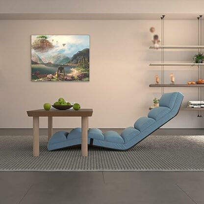 zxhrybh Lazy Chair for Adults, Adjustable 5-Position Floor Sofa，with Padded Bean Bag Sofa, for Gaming, Sleeping, Recliner Chair Indoor - Image 3