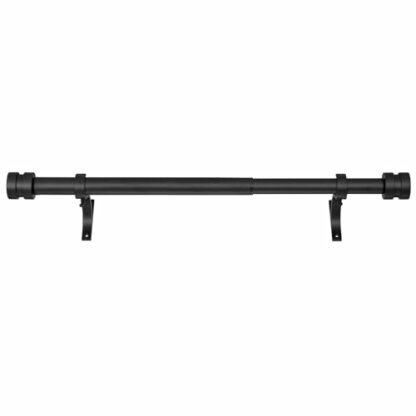Adjustable Warm Gold Curtain Rods,1 inch Diameter Splicing Heavy Duty Rod Set with Aluminum Finals for Windows, Door, Drapery, Closet - Image 4