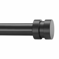 Adjustable Warm Gold Curtain Rods,1 inch Diameter Splicing Heavy Duty Rod Set with Aluminum Finals for Windows, Door, Drapery, Closet