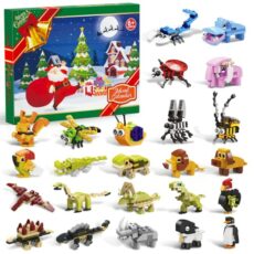 Advent Calendar 2023 Kids Toys, 24 Days Animal Building Blocks Christmas Countdown Calendar, Advent Calendars Surprise Christmas Gifts for Kids Dinosaur Toys for Boys Girls