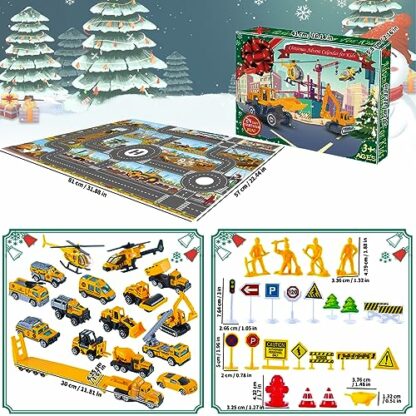 Advent Calendar 2024 Kids, 24 Days Alloy Toy Cars for Boys Advent Calendar 2024 Christmas Gifts for Boys Girls Kids Advent Calendar 2024 Cars Toys for 3 4 5 6 7 Year Old Boys 3-8 Year Old Boy Gifts 4 Advent Calendar 2024 Kids, 24 Days Alloy Toy Cars for Boys Advent Calendar 2024 Christmas Gifts for Boys Girls Kids Advent Calendar 2024 Cars Toys for 3 4 5 6 7 Year Old Boys 3-8 Year Old Boy Gifts - Image 4