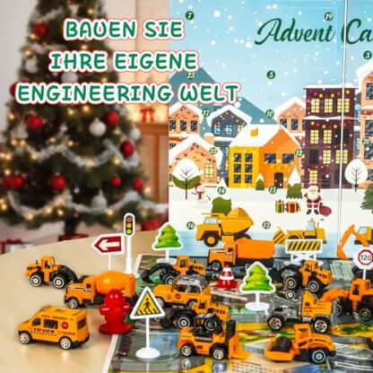 Advent Calendar Children, Advent Calendar 2024 Children's Car Toy from 3 4 5 6 Years Boys Girls Children Christmas Calendar 2024 Christmas Gifts for Filling Construction Site Vehicle Gift for Children 4 Advent Calendar Children, Advent Calendar 2024 Children's Car Toy from 3 4 5 6 Years Boys Girls Children Christmas Calendar 2024 Christmas Gifts for Filling Construction Site Vehicle Gift for Children - Image 4