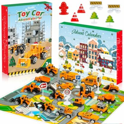 Advent Calendar Children, Advent Calendar 2024 Children's Car Toy from 3 4 5 6 Years Boys Girls Children Christmas Calendar 2024 Christmas Gifts for Filling Construction Site Vehicle Gift for Children 2 Advent Calendar Children, Advent Calendar 2024 Children's Car Toy from 3 4 5 6 Years Boys Girls Children Christmas Calendar 2024 Christmas Gifts for Filling Construction Site Vehicle Gift for Children - Image 2