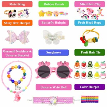 Advent Calendar for Girls 2024 - Christmas Countdown Gift - Xmas Calendar with 24 Days of Surprises including Jewelry, Hair Accessories, Unicorn Bracelet, Ring, Hair Clips, Necklace, and Coin Purse 3 Advent Calendar for Girls 2024 - Christmas Countdown Gift - Xmas Calendar with 24 Days of Surprises including Jewelry, Hair Accessories, Unicorn Bracelet, Ring, Hair Clips, Necklace, and Coin Purse - Image 3