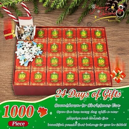 Advent calendar 2024, Jigsaw Puzzles for Adult 1000 Toys for Women Men 1000 Piece Jigsaw Puzzle Birthday Gifts for Her Thank You Gifts Friendship Gifts Advent Calendar 2024 Women Kids 4 Advent calendar 2024, Jigsaw Puzzles for Adult 1000 Toys for Women Men 1000 Piece Jigsaw Puzzle Birthday Gifts for Her Thank You Gifts Friendship Gifts Advent Calendar 2024 Women Kids - Image 4