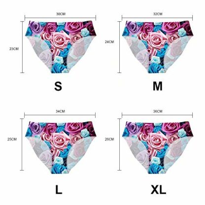 Allcute Flowers Sexy Women Fun Sexy 3D Printed Panty Briefs Underwear Hipster for Bachelor Party Gift 4 Allcute Flowers Sexy Women Fun Sexy 3D Printed Panty Briefs Underwear Hipster for Bachelor Party Gift - Image 4