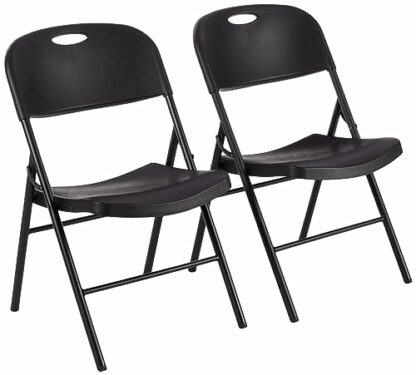 Amazon Basics Folding Plastic Chair, 157.5 kg Capacity - Image 2