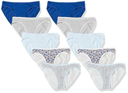 Amazon Essentials Women's Cotton Bikini Brief Underwear (Available in Plus Size), Pack of 10 - Image 2
