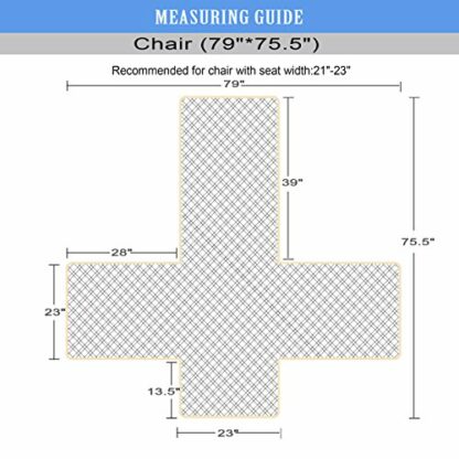 Ameritex Waterproof Nonslip Sofa Cover for Leather, Dog Couch Chair Cover Furniture Protector, Ideal Sofa Slipcovers for Pets and Kids, Stay in Place (Pattern1:Beige, Chair) - Image 3