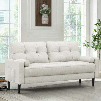 Aotumm Ciort 2 Seater Sofa, Modern Sofa Couch Small 2 Seater Sofa - Image 2