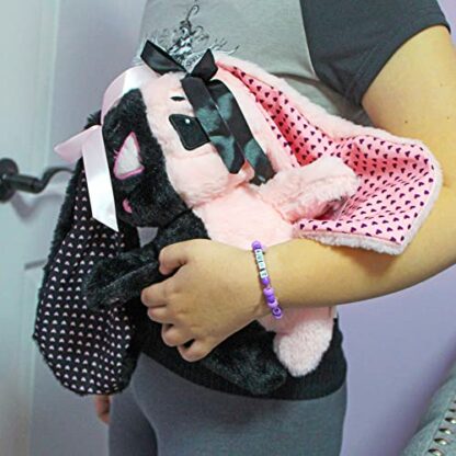 Attatoy E-Girl Bunny Plush, Anime Goth Stuffed Animal for Teens 4 Attatoy E-Girl Bunny Plush, Anime Goth Stuffed Animal for Teens - Image 4