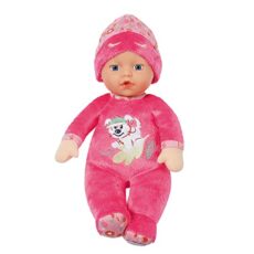 BABY born 833674 Sleepy for babies-30cm Soft Bodied Doll with Integrated Rattle and Sleeping Cap-Suitable from birth-833674