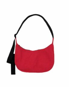 BAGGU Unisex's Medium Nylon Crescent Bag Crossbody, One Size