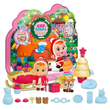 BEBÉS LLORONES LÁGRIMAS MÁGICAS Santa Claus Advent Calendar | Christmas Calendar with Exclusive Doll Claus, His Pet and 22 Accessories - Toy Gift for Children +3 Years - Image 2