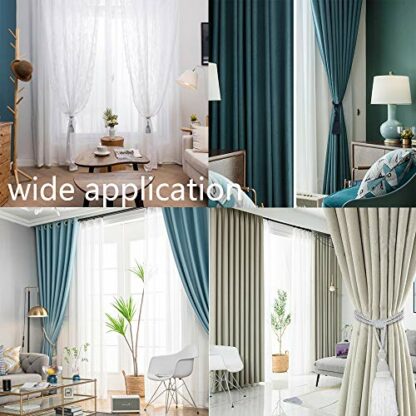 BEL AVENIR Curtain Tiebacks Tassel Drapery Tie-Backs Rope Handmade Holdbacks Home Office Hotel Decorative - Image 4