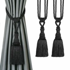 BEL AVENIR Curtain Tiebacks Tassel Drapery Tie-Backs Rope Handmade Holdbacks Home Office Hotel Decorative