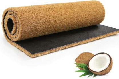 BLADO Coir Matting Natural Coir Entrance Door Mat Indoor Outdoor - Non-Slip Heavy Duty Door mat with thick Coir Bristle & Rubber Back 2 BLADO Coir Matting Natural Coir Entrance Door Mat Indoor Outdoor - Non-Slip Heavy Duty Door mat with thick Coir Bristle & Rubber Back - Image 2