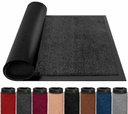 BLADO Door Mats Indoor - Easy to Clean Heavy Duty Door Mat for Indoor & Outdoor - Washable Door Mat, Non Slip Dirt trapper Door Mat - Super Absorbent Front Door Mat 2 BLADO Door Mats Indoor - Easy to Clean Heavy Duty Door Mat for Indoor & Outdoor - Washable Door Mat, Non Slip Dirt trapper Door Mat - Super Absorbent Front Door Mat - Image 2