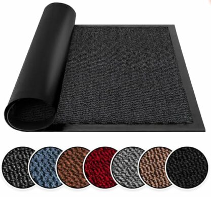 BLADO Washable Door Mats Indoor & Outdoor - Non-Slippery Heavy Duty Doormats Indoor - Stylish & Large Rubber Door Mat - Perfect Dust Grabbing Outdoor & Indoor Door Mat - Image 2