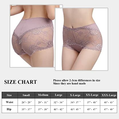 BLKDOTS Women's High Waist Briefs,full coverage underwear - Image 3