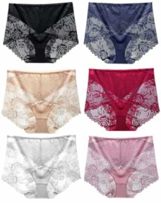 BLKDOTS Women's High Waist Briefs,full coverage underwear