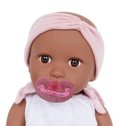 Babi BAB7227Z Newborn 14" Doll W/2PC Body Suit & Pink Headband 3 Babi BAB7227Z Newborn 14" Doll W/2PC Body Suit & Pink Headband - Image 3