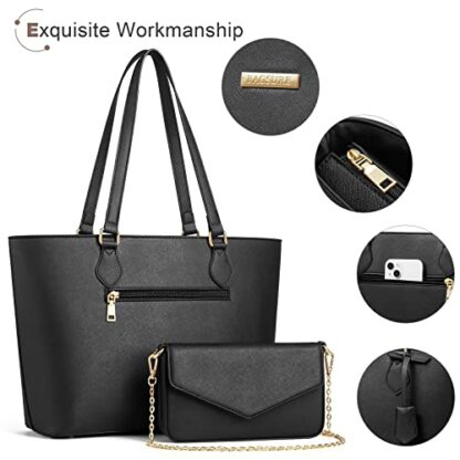 Bagsure Handbag Set, Handbags for Women,Top-handle Bags Tote Bag 4 pcs, Fashion Purse Sets Women's Handbags The Tote Bag Handbags Sets 3 Bagsure Handbag Set, Handbags for Women,Top-handle Bags Tote Bag 4 pcs, Fashion Purse Sets Women's Handbags The Tote Bag Handbags Sets - Image 3