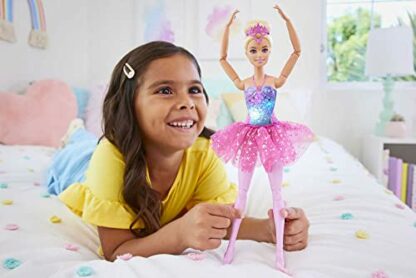 Barbie Doll Dreamtopia Twinkle Light-Up Feature, Magical Ballerina Doll - Image 3