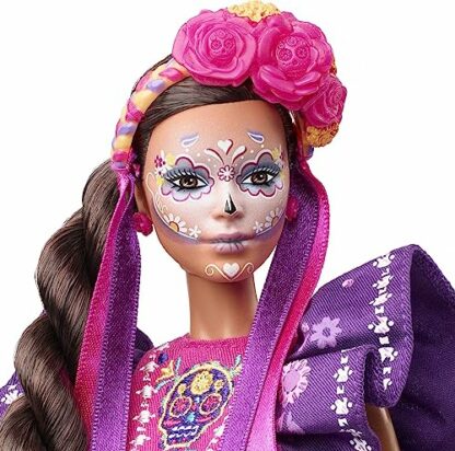 Barbie Signature Day of the Dead Collectible Doll Toy (Mattel HBY09) - Image 4